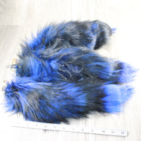 3 Fox Tail Key Rings #3655  Taxidermy Keychain Tassel Bag Tag