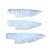 3 Small Opalite Ornamental Knife Blades  #3855   Mountain Man Knife