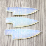 3 Small Opalite Ornamental Knife Blades  #3855   Mountain Man Knife