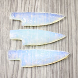3 Small Opalite Ornamental Knife Blades  #3855   Mountain Man Knife