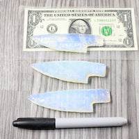 3 Small Opalite Ornamental Knife Blades  #3855   Mountain Man Knife