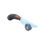 Springbok Horn Handle Opalite Blade Ornamental Knife #1163     Mountain Man Knife