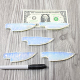 5 Small Opalite Ornamental Knife Blades  #3955    Mountain Man Knife