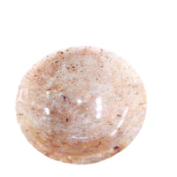 1  Rhodonite Gemstone Trinket Bowl  3 inch diameter #2955