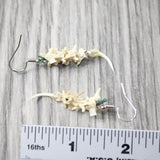 Rattlesnake Fangs Plus Vertebrae  Earrings  #4955  Mountain Man Earrings