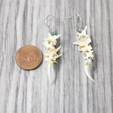 Rattlesnake Fangs Plus Vertebrae  Earrings  #4955  Mountain Man Earrings