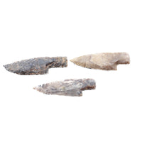 3 Stone Ornamental Knife Blades  #4955   Mountain Man Knife