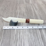 Bone Handle Bone Blade Ornamental Knife #7363    Mountain Man Knife