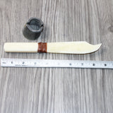 Bone Handle Bone Blade Ornamental Knife #7363    Mountain Man Knife