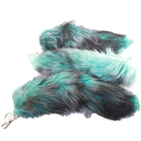 3 Fox Tail Key Rings #3055  Taxidermy Keychain Tassel Bag Tag