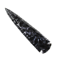 1 Obsidian Ornamental Spearhead  #7255     Arrowhead