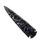 1 Obsidian Ornamental Spearhead  #7255     Arrowhead