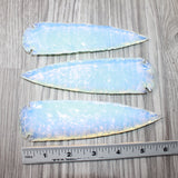 3 Opalite Ornamental Spearheads  #8663      Arrowhead