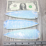 3 Opalite Ornamental Spearheads  #8663      Arrowhead