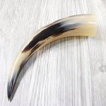 1 Polished Cow Horn #4255    Natural Colored