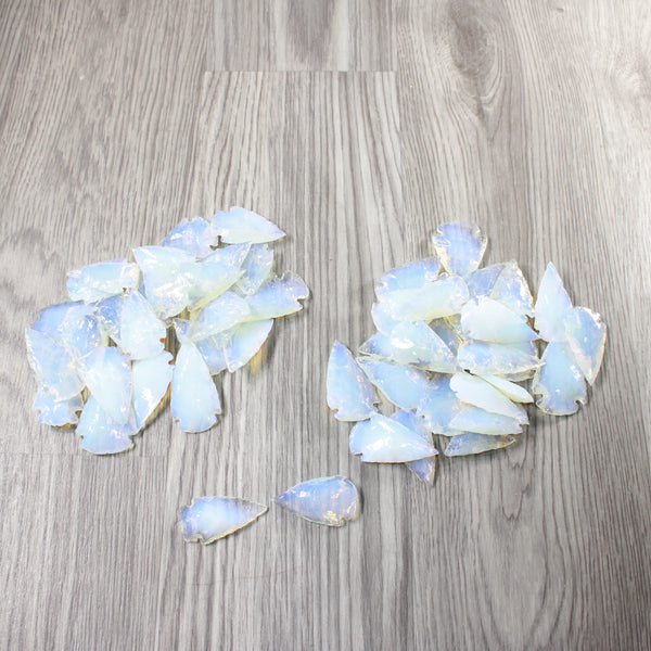 50 Large Opalite Ornamental Arrowheads  #9355     Arrowhead