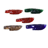 5 Small Glass Ornamental Knife Blades  #2145 Mountain man knife