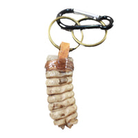1 Rattlesnake Rattle Key Ring   #4455       Mountain Man Key Chain