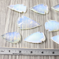 10 Large Opalite Ornamental Arrowheads  #7455     Arrowhead