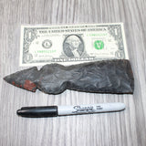 1 Stone Ornamental Tomahawk Head # 4163      Agate Jasper Ax Axe Hatchet