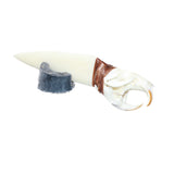 Muskrat Skull Handle Bone Blade Ornamental Knife #3164    Mountain Man Knife