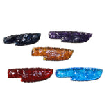 5 Small Glass Ornamental Knife Blades  #6464   Mountain man knife