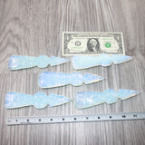 5 Opalite Ornamental Tomahawk Heads  #2464    Axe Hatchet Ax