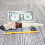 Deer Foot Handle Bone Blade Ornamental Knife #1664    Mountain Man Knife