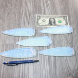 5 Opalite Ornamental Spearheads  #1664      Arrowhead