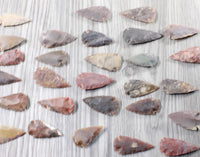 25 Large Stone Ornamental Arrowheads  #5955     Arrowhead