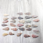 25 Large Stone Ornamental Arrowheads  #5955     Arrowhead