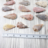 25 Large Stone Ornamental Arrowheads  #5955     Arrowhead
