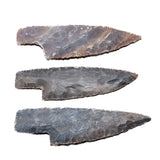 3 Stone Ornamental Knife Blades  #5764   Mountain Man Knife
