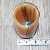 1 Small Horn Glass #7764       Medieval Tankard Double Shot Glass