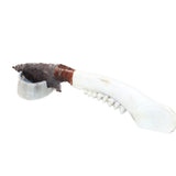 Deer Jaw Handle Stone Blade Ornamental Knife #0764    Mountain Man Knife