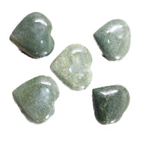 5 Aventurine Hearts Combined Weight of  540 Grams  #6055    Gemstone Hearts