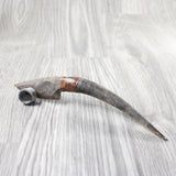 Impala Horn Handle Stone Blade Ornamental Knife #2255    Mountain Man Knife