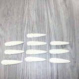 10 Small Ornamental Bone Spearheads  #3964  Mountain Man Art