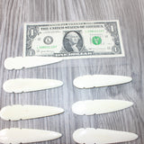 10 Small Ornamental Bone Spearheads  #3964  Mountain Man Art