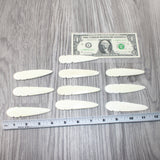 10 Small Ornamental Bone Spearheads  #3964  Mountain Man Art