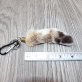 1 Bobcat Tail Key Ring #3064  Taxidermy Keychain Tassel Bag Tag