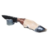 Deer Foot Handle Obsidian Blade Ornamental Knife #9164  Mountain Man Knife