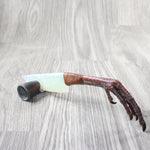 Turkey Foot Handle Opalite Blade Ornamental Knife #1755     Mountain Man Knife