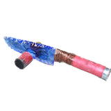 Shotgun Shell Hull Handle Glass Blade Ornamental Knife #3264    Mountain Man Knife