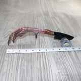 Turkey Foot Handle Obsidian Blade Ornamental Knife #9264  Mountain Man Knife