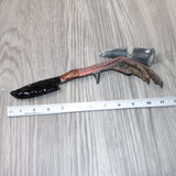 Turkey Foot Handle Obsidian Blade Ornamental Knife #9264  Mountain Man Knife