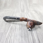 Orthoceras Fossil Handle Stone Blade Ornamental Knife # 8855   Mountain Man Knife