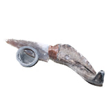Goat Horn Handle Stone Blade Ornamental Knife #6464    Mountain Man Knife