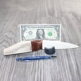Moose Antler Handle Bone Blade Ornamental Knife #12364    Mountain Man Knife