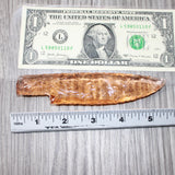 1 Glass Ornamental Knife Blade  #3464   Mountain man knife
